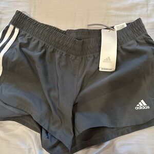 Adidas Women's Dark Gray Athletic Shorts
